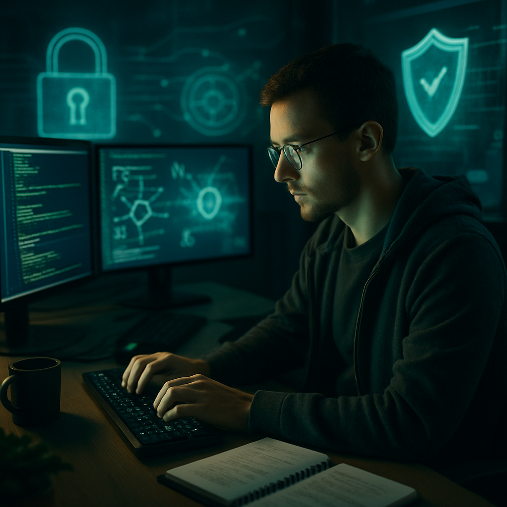 Illustration of ethical hacking techniques and tools